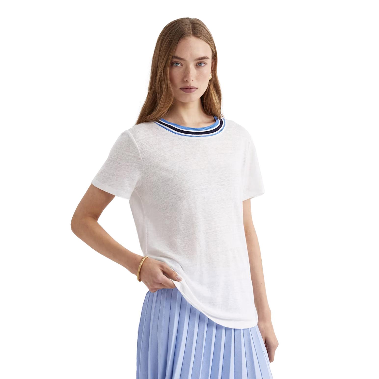 Sportscraft Tonia Rib Neck SS Tee